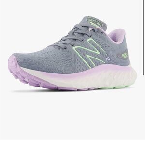 New Balance Fresh Foam EVOZ Gray and Purple Athletic Shoes Sz 11 women’s